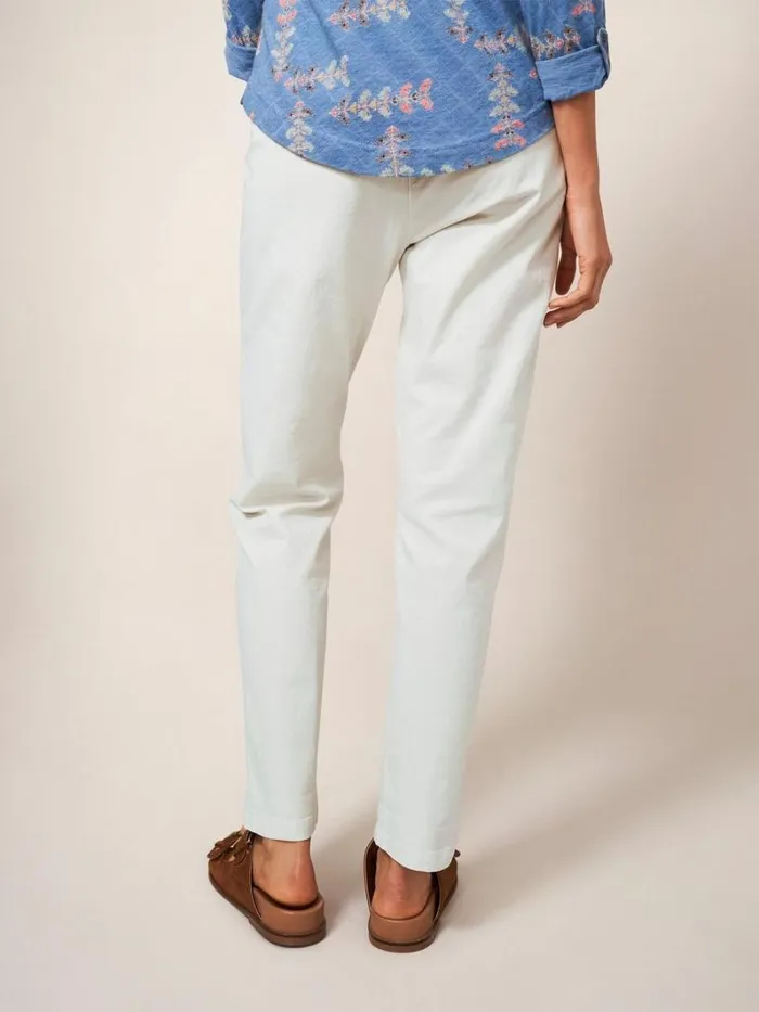 White Stuff TROUSERS Twister Chino Light Natural 8211 Women White Stuff TROUSERS Twister Chino Light Natural 8211 Women