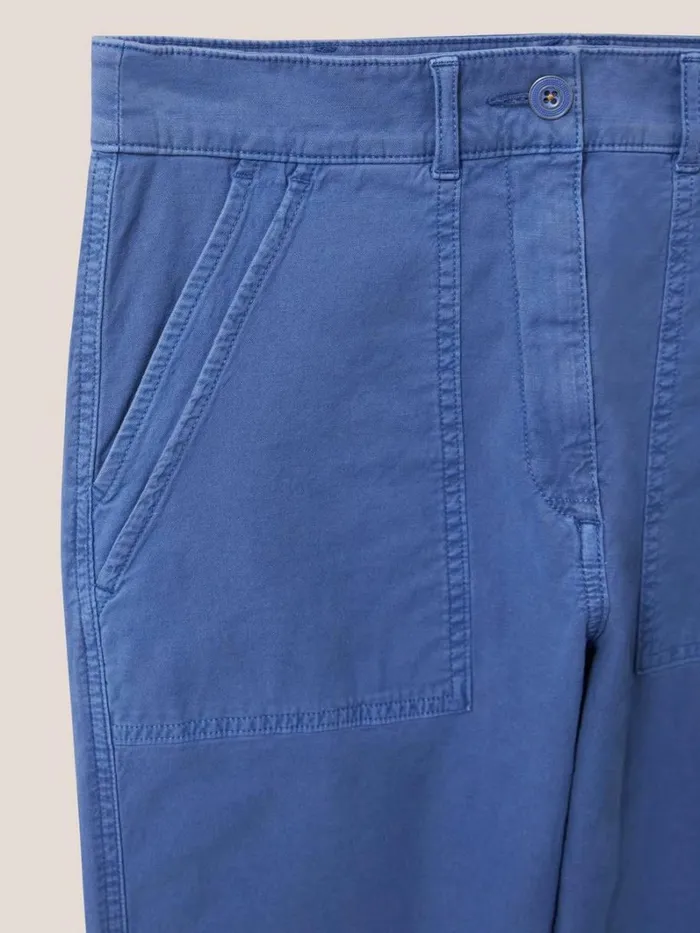 White Stuff TROUSERS Twister Chino Mid Blue 8211 Women White Stuff TROUSERS Twister Chino Mid Blue 8211 Women