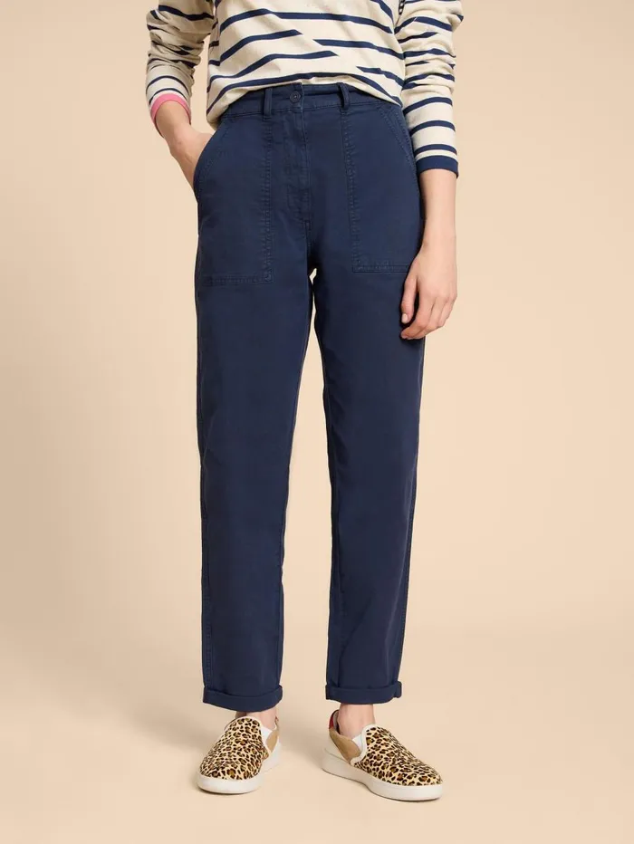 White Stuff TROUSERS Twister Chino Trouser Dark Navy 8211 Women White Stuff TROUSERS Twister Chino Trouser Dark Navy 8211 Women