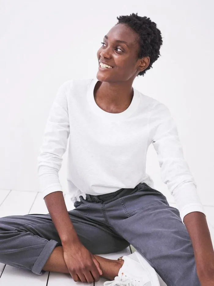 White Stuff TROUSERS Twister Chino Trousers Dark Purple 8211 Women