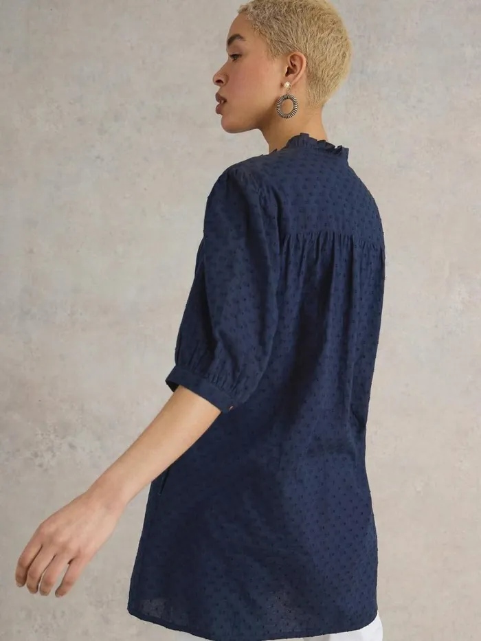 White Stuff TUNICS Deeba Cotton Tunic Dark Navy 8211 Women White Stuff TUNICS Deeba Cotton Tunic Dark Navy 8211 Women