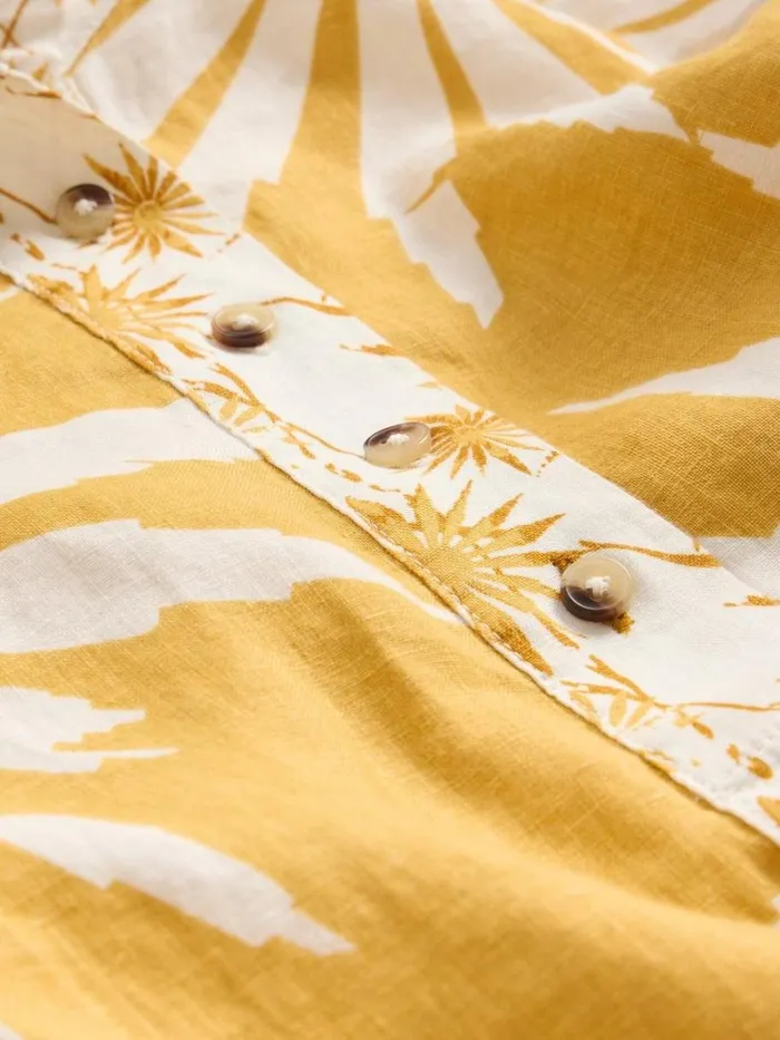 White Stuff TUNICS Evelyn Linen Tunic Chartreuse Print 8211 Women White Stuff TUNICS Evelyn Linen Tunic Chartreuse Print 8211 Women