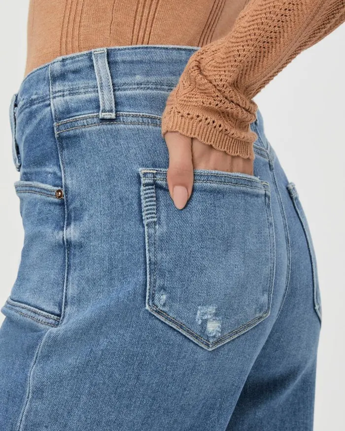 Wide Leg Women PAIGE Anessa Wide Leg 8211 Sunnie Distressed Wide Leg Women PAIGE Anessa Wide Leg 8211 Sunnie Distressed