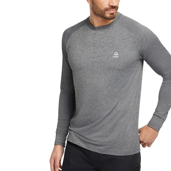 Wolverine Cascade Performance Crew Black Heather Men TShirts