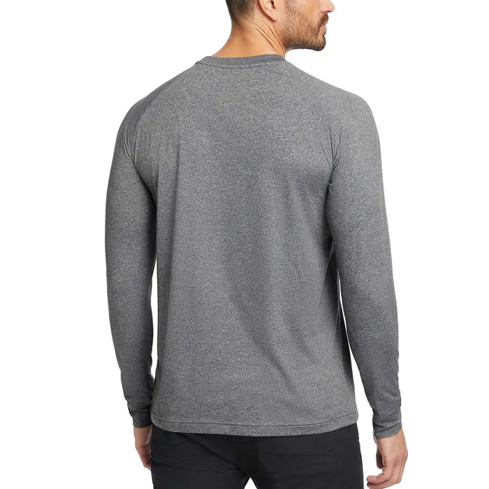 Wolverine Cascade Performance Crew Black Heather Men TShirts