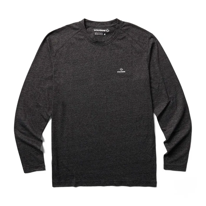 Wolverine Edge Long Sleeve Shirt Black Heather Men Clothing