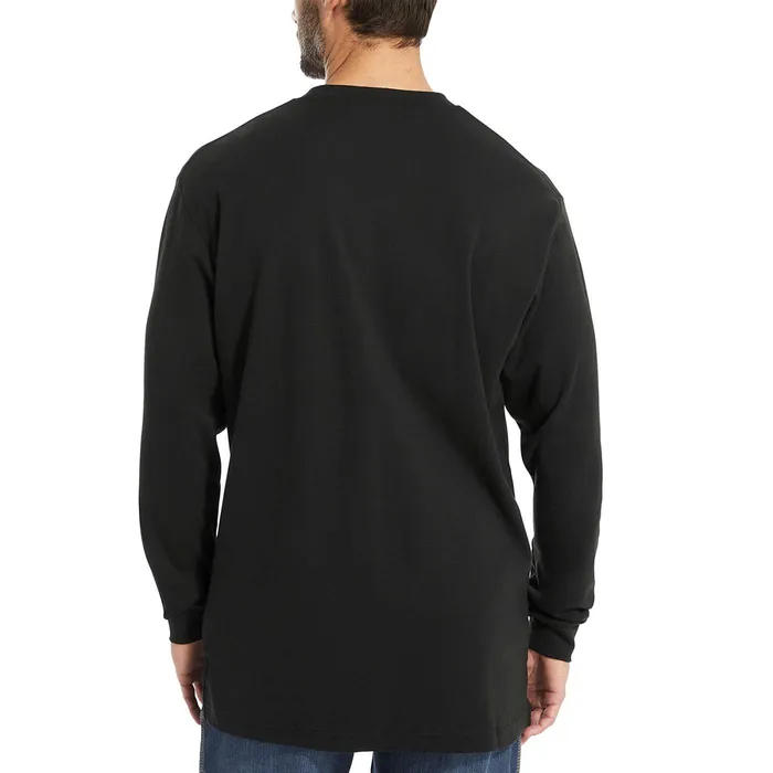 Wolverine FR Long Sleeve Print Tee Black Men Safety Gear