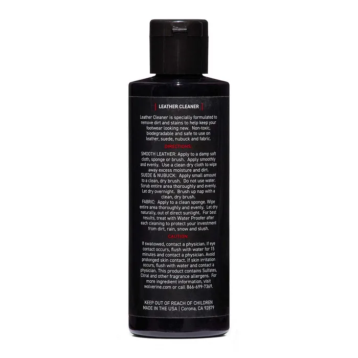 Wolverine Leather Cleaner No Color MenWomen Shoe Care and Laces