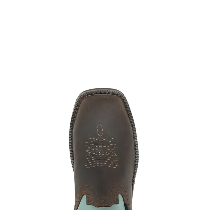Wolverine Rancher Arrow SteelToe Wellington Work Boot Aqua WomenMen Boots