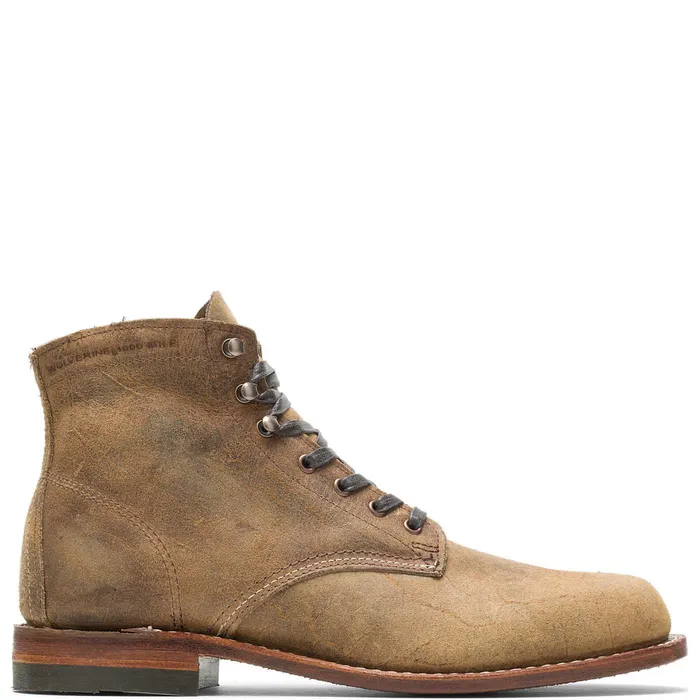 Wolverine Rough Out Waxy Brown Men Boots