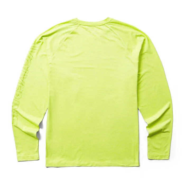 Wolverine SunStop Long Sleeve Crew Limeade Heather Men TShirts