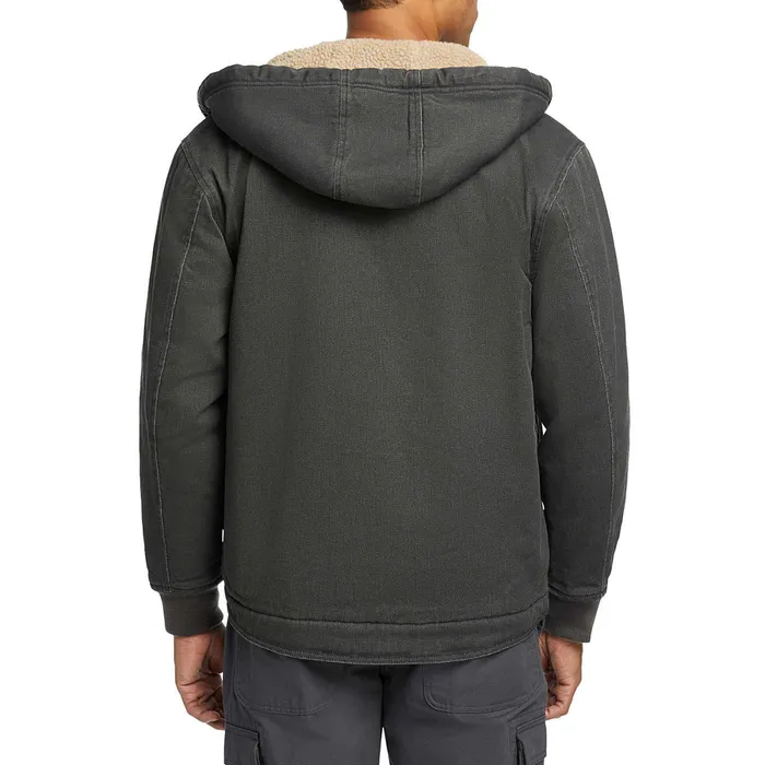 Wolverine Upland Sherpa Lined Hooded Jacket Black Men Jackets