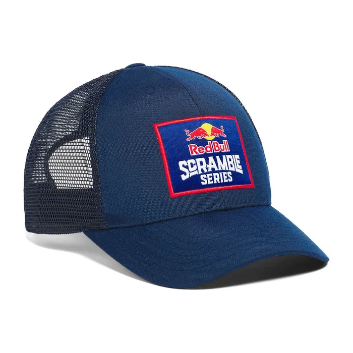 Wolverine Wolverine X Red Bull Scramble Series Trucker Hat Offroad Blue Men Hats and Gloves