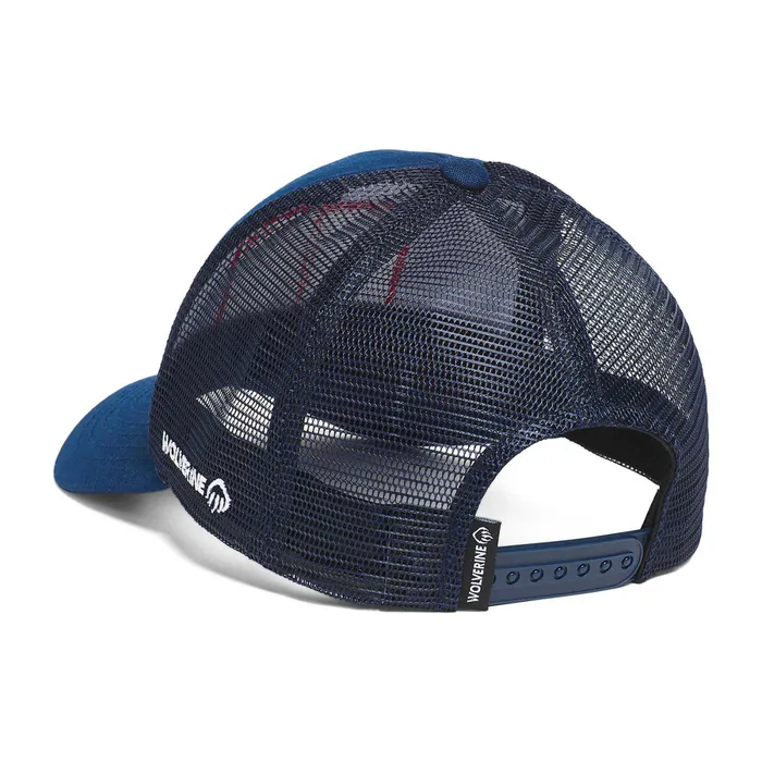 Wolverine Wolverine X Red Bull Scramble Series Trucker Hat Offroad Blue Men Hats and Gloves