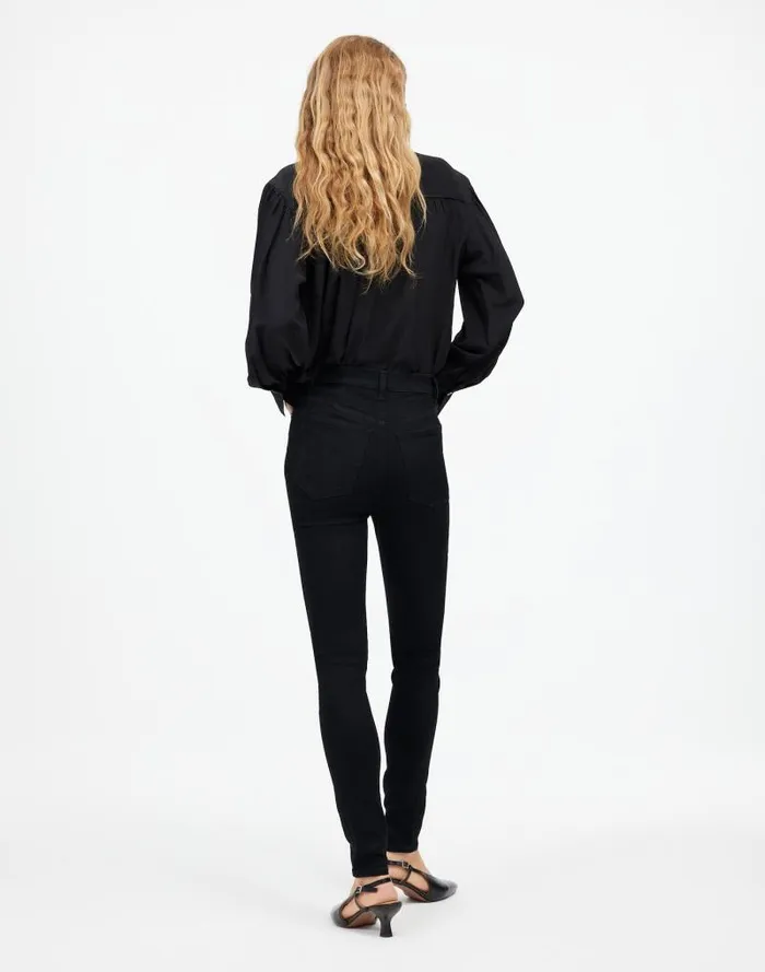 Women 10034 HighRise Skinny Jeans Black Frost Madewell Jeans