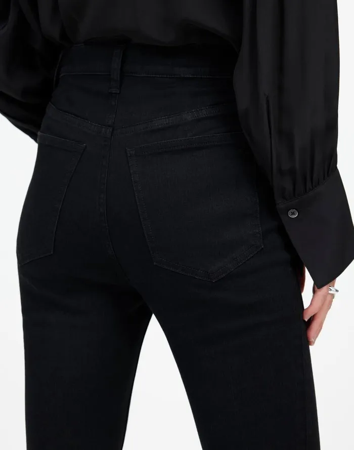 Women 10034 HighRise Skinny Jeans Black Frost Madewell Jeans