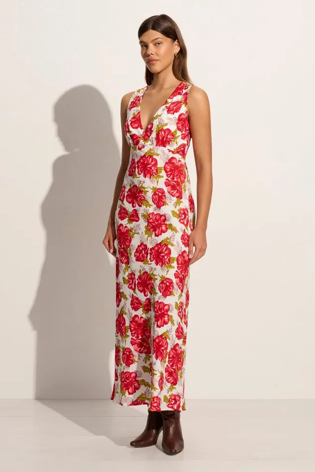 Women Acacia Maxi Dress Isadora Floral Red 8211 Final Sale Faithfull The Brand Dresses Women Acacia Maxi Dress Isadora Floral Red 8211 Final Sale Faithfull The Brand Dresses
