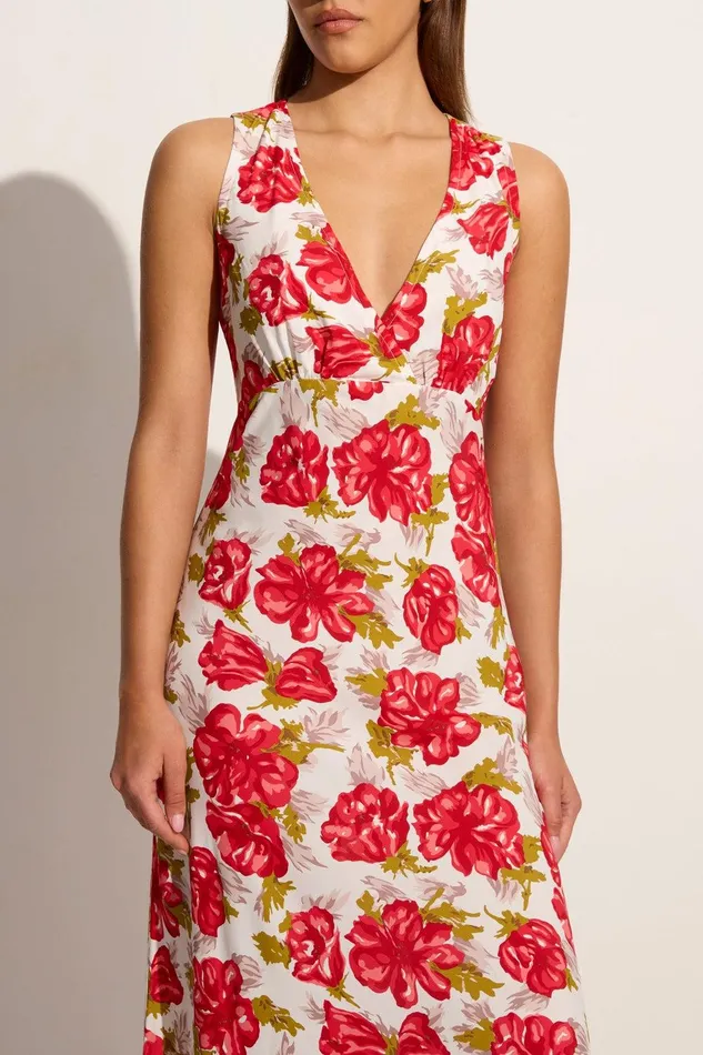 Women Acacia Maxi Dress Isadora Floral Red 8211 Final Sale Faithfull The Brand Dresses Women Acacia Maxi Dress Isadora Floral Red 8211 Final Sale Faithfull The Brand Dresses