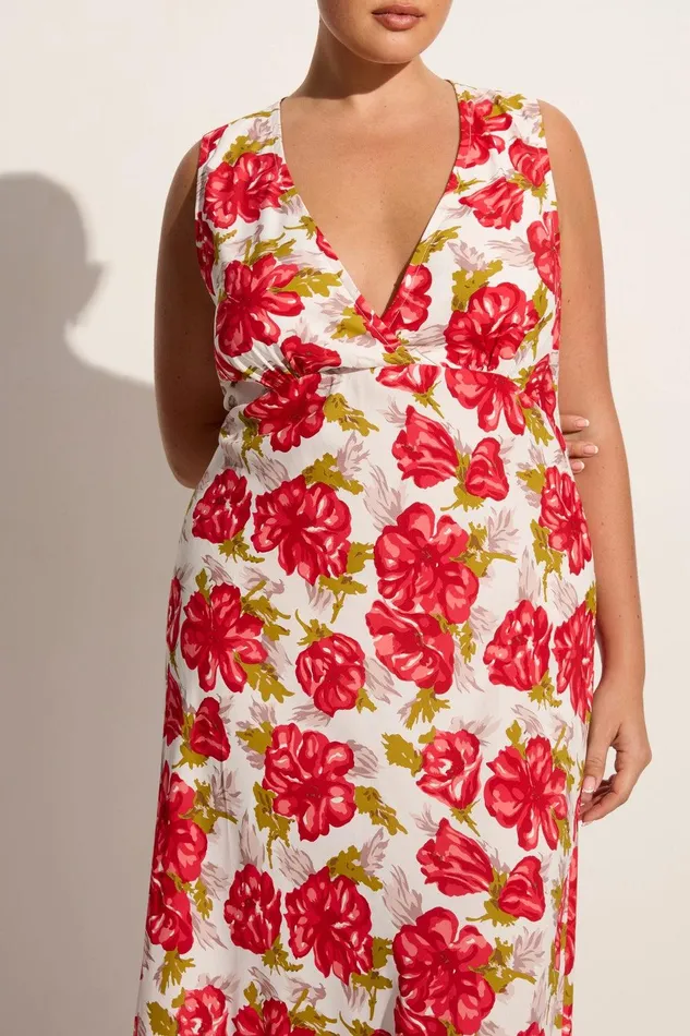 Women Acacia Maxi Dress Isadora Floral Red 8211 Final Sale Faithfull The Brand Dresses Women Acacia Maxi Dress Isadora Floral Red 8211 Final Sale Faithfull The Brand Dresses