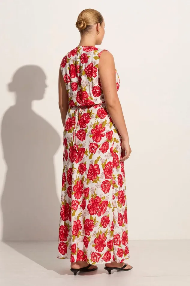 Women Acacia Maxi Dress Isadora Floral Red 8211 Final Sale Faithfull The Brand Dresses Women Acacia Maxi Dress Isadora Floral Red 8211 Final Sale Faithfull The Brand Dresses