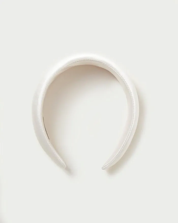 Women Accessories Loeffler Randall Bellamy Cream Satin Puffy Headband I Hair Accessories I Accessories Women Accessories Loeffler Randall Bellamy Cream Satin Puffy Headband I Hair Accessories I Accessories
