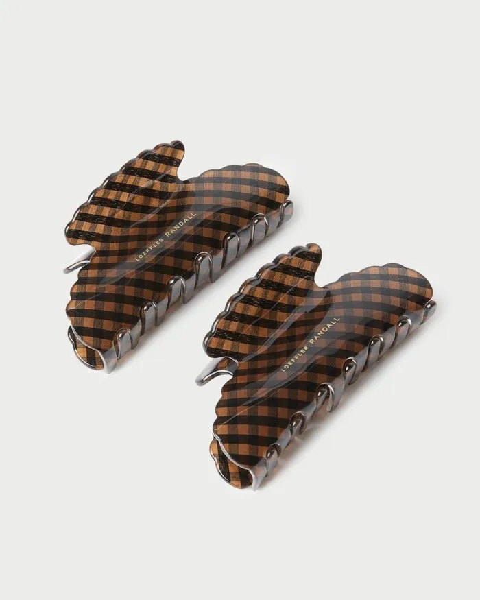 Women Accessories Loeffler Randall Yuri BrownBlack Hair Clip Set Women Accessories Loeffler Randall Yuri BrownBlack Hair Clip Set