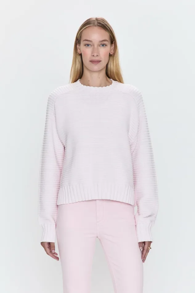 Women Adina Everyday Sweater 8211 Barely Pink Marl Pistola Denim Sweaters and Knits Women Adina Everyday Sweater 8211 Barely Pink Marl Pistola Denim Sweaters and Knits