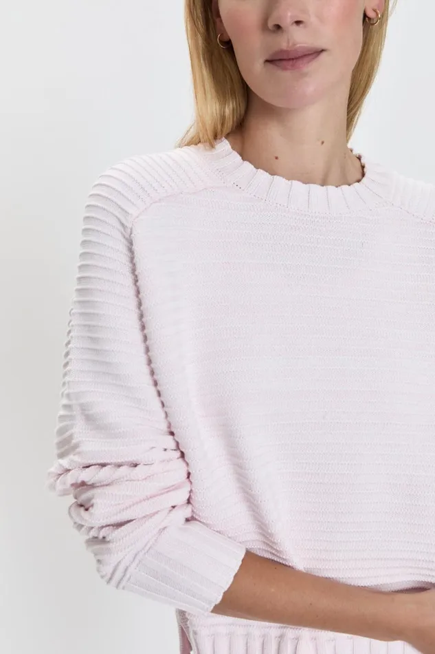 Women Adina Everyday Sweater 8211 Barely Pink Marl Pistola Denim Sweaters and Knits