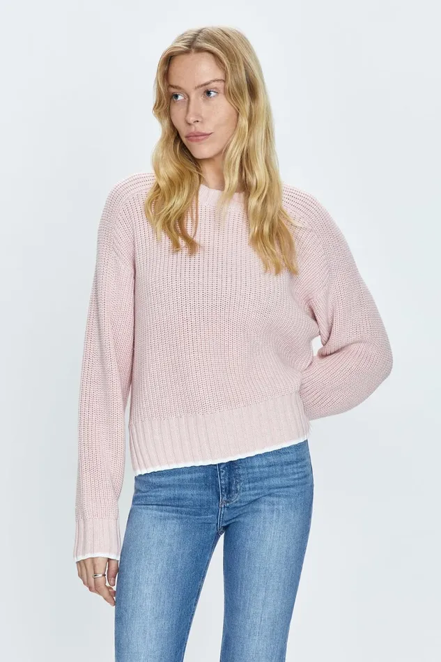Women Adina Sweater 8211 Icy Pink Pistola Denim Sweaters and Knits