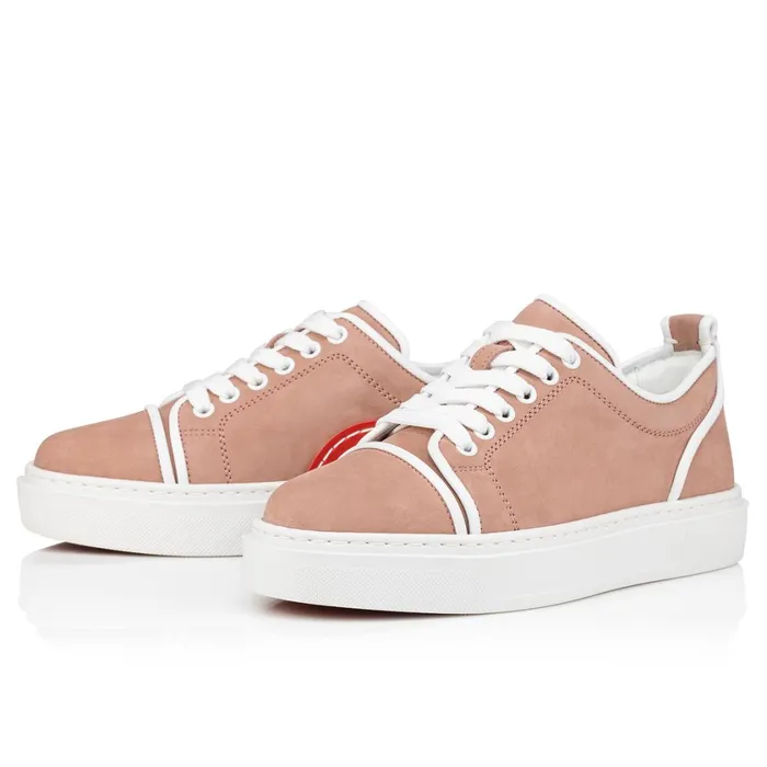 Women Adolon Woman Sneakers 8211 Calf Leather And Nappa Leather 8211 Tornado Pink Christian Louboutin Sneakers Women Adolon Woman Sneakers 8211 Calf Leather And Nappa Leather 8211 Tornado Pink Christian Louboutin Sneakers