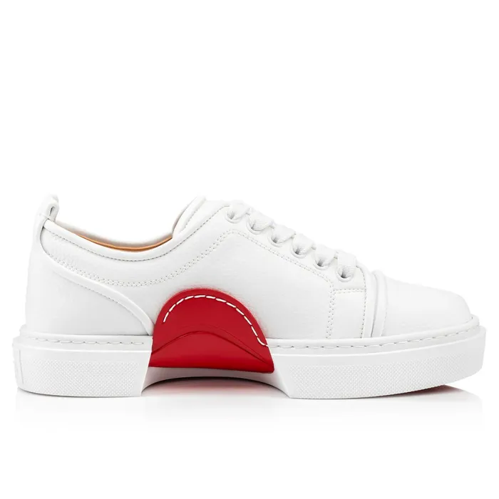 Women Adolon Woman Sneakers 8211 Recycled Polyester And Biobased Materials 8211 Bianco White Christian Louboutin Sneakers