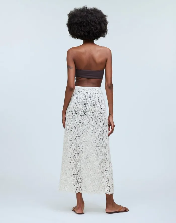 Women Agua Bendita Tove Skirt Cream Madewell Skirts