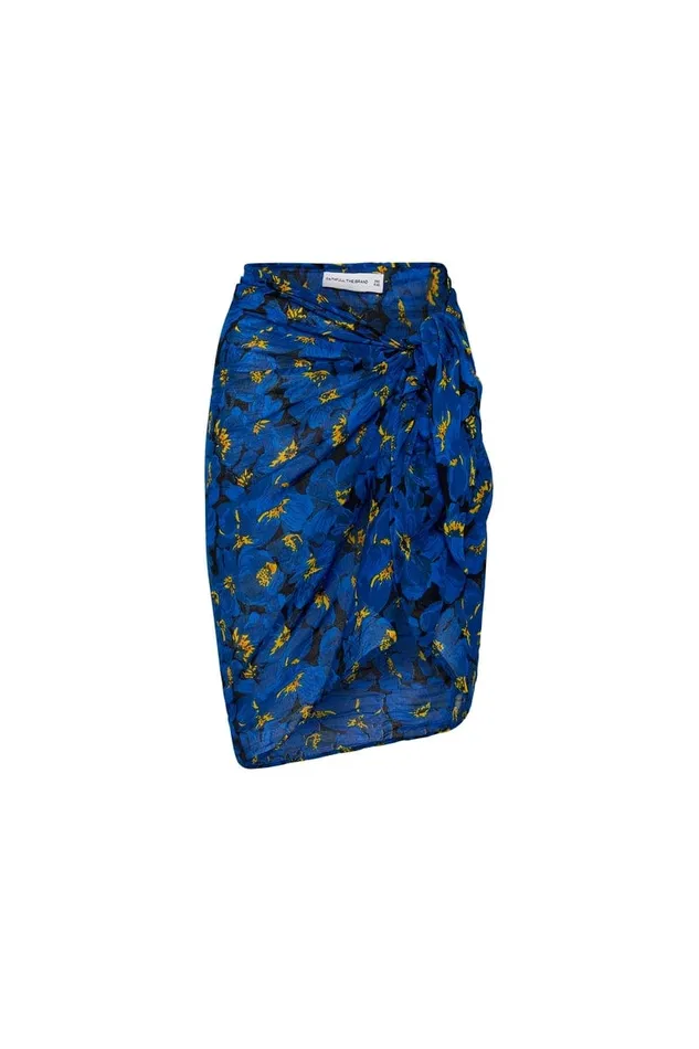 Women Alca Pareo El Limon Floral Blue 8211 Final Sale Faithfull The Brand Accessories Women Alca Pareo El Limon Floral Blue 8211 Final Sale Faithfull The Brand Accessories