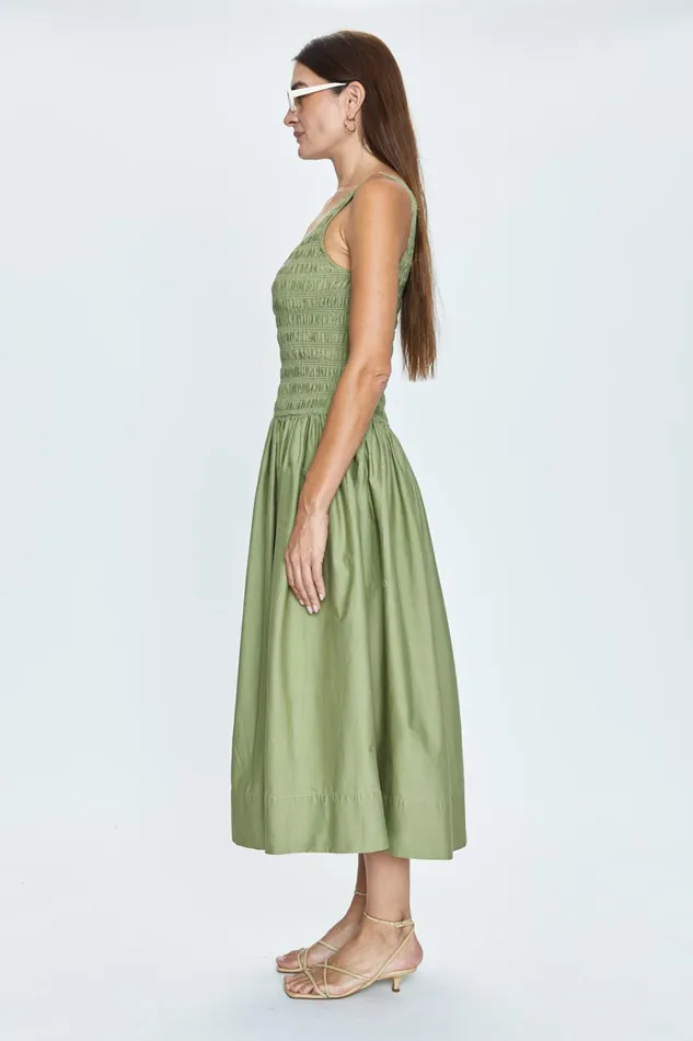 Women Alessia Dress 8211 Sage Pistola Denim Dresses