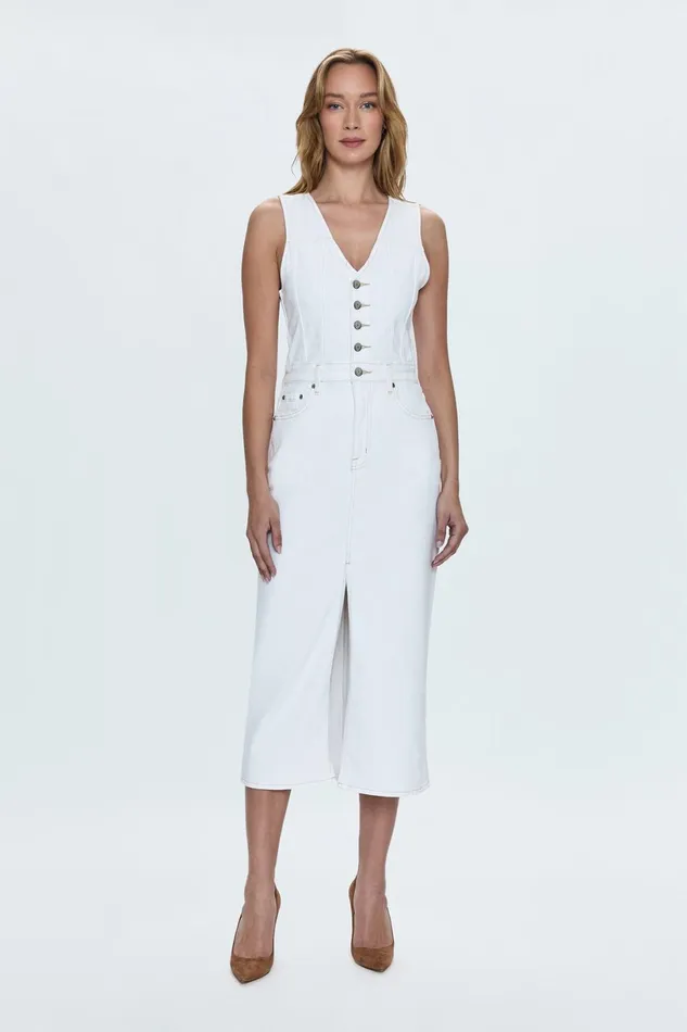 Women Alex Dress 8211 Le Blanc Pistola Denim Denim