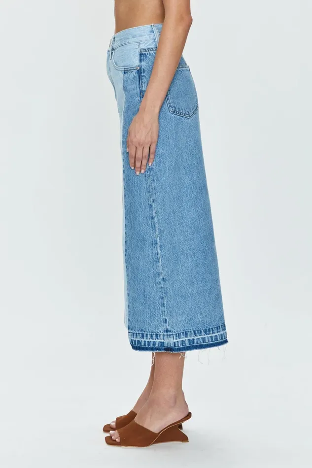 Women Alice Midi Skirt 8211 Spliced Palais Pistola Denim Denim
