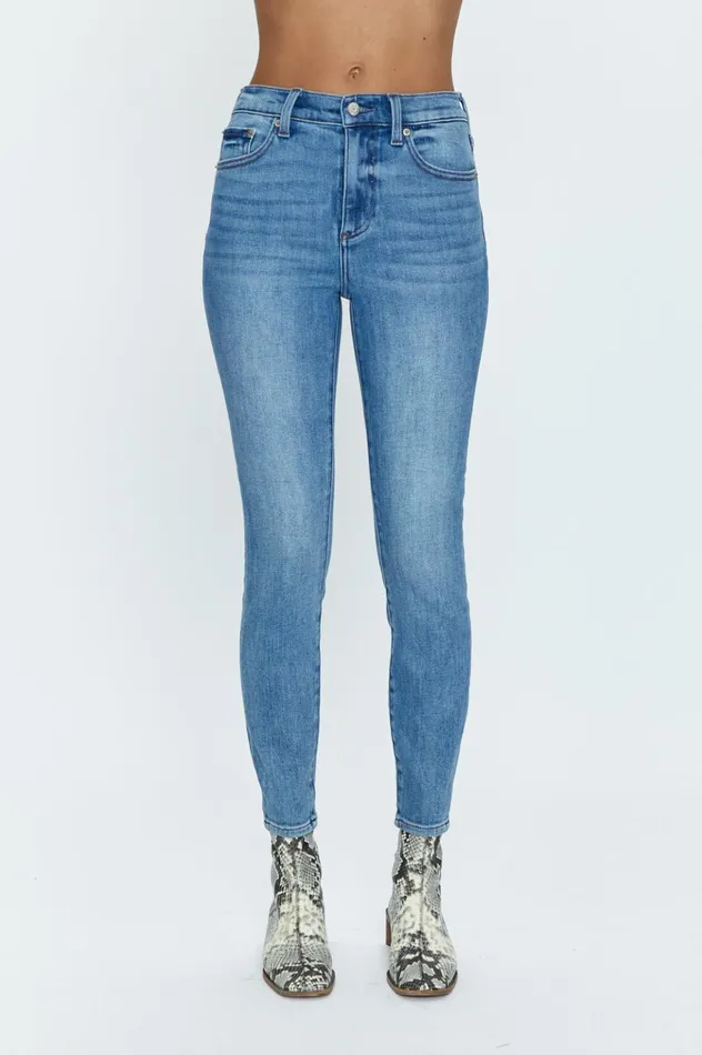 Women Aline High Rise Skinny Jean 8211 Linden Pistola Denim Denim