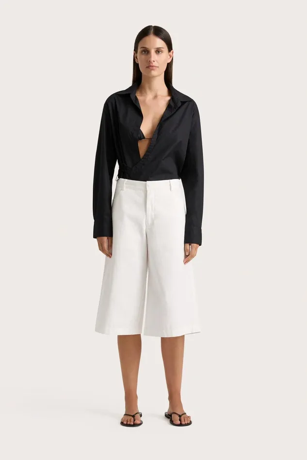 Women Alliste Shirt Black Faithfull The Brand Tops