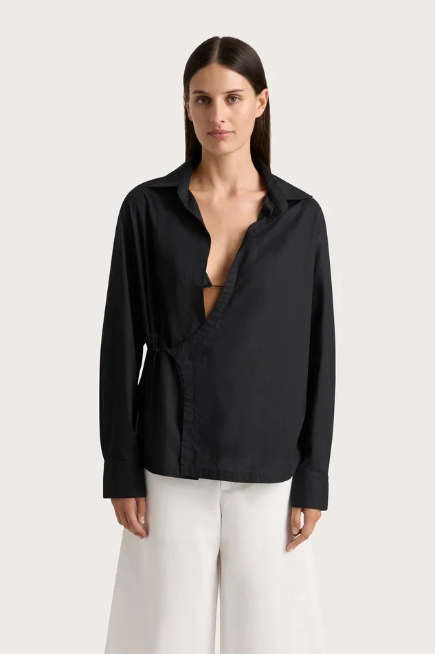 Women Alliste Shirt Black Faithfull The Brand Tops Women Alliste Shirt Black Faithfull The Brand Tops