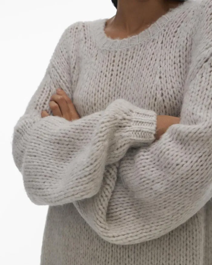 Women Alpaca Brushed Vapor Heather Helmut Lang Sweaters