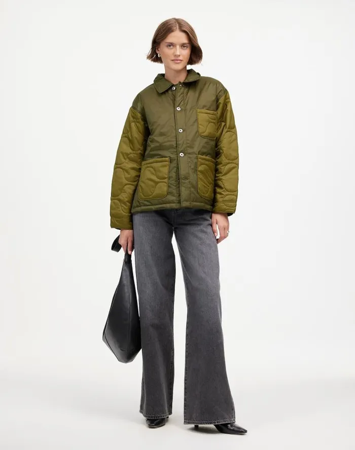 Women Alpha Industries Insulated Chore Coat Green Madewell Coats Jackets