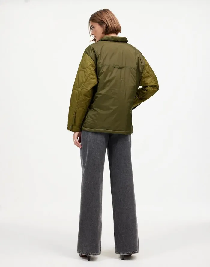 Women Alpha Industries Insulated Chore Coat Green Madewell Coats Jackets