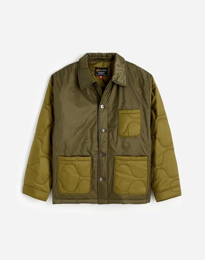 Women Alpha Industries Insulated Chore Coat Green Madewell Coats Jackets