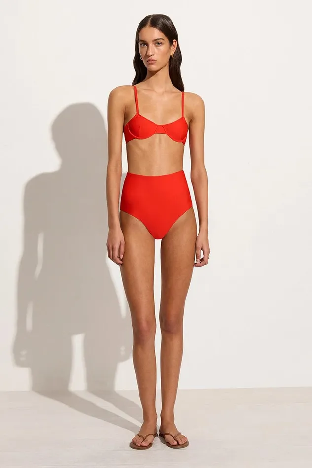 Women Amira Bikini Top Salsa 8211 Final Sale Faithfull The Brand Swim Women Amira Bikini Top Salsa 8211 Final Sale Faithfull The Brand Swim