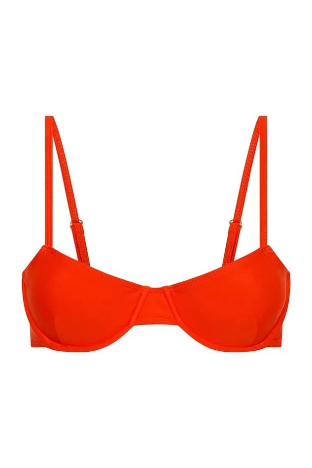 Women Amira Bikini Top Salsa 8211 Final Sale Faithfull The Brand Swim Women Amira Bikini Top Salsa 8211 Final Sale Faithfull The Brand Swim