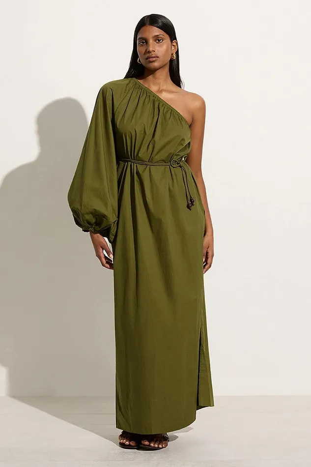 Women Amorosa Maxi Dress Olive 8211 Final Sale Faithfull The Brand Dresses