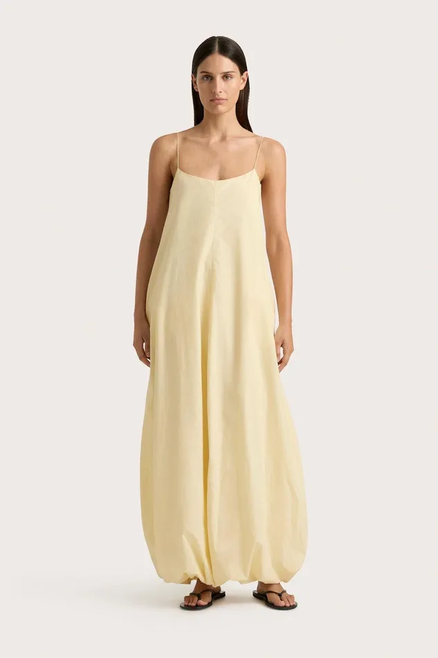 Women Anais Maxi Dress Lemon Faithfull The Brand Dresses