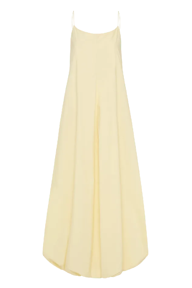 Women Anais Maxi Dress Lemon Faithfull The Brand Dresses Women Anais Maxi Dress Lemon Faithfull The Brand Dresses