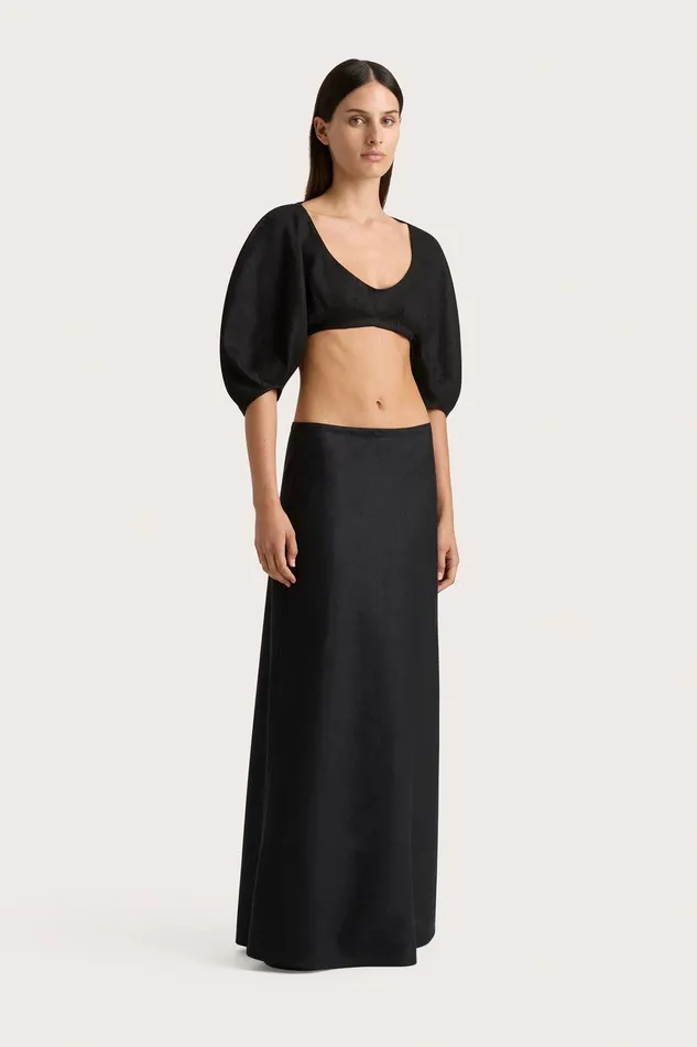 Women Antibes Maxi Skirt Black Faithfull The Brand Skirts and Shorts Women Antibes Maxi Skirt Black Faithfull The Brand Skirts and Shorts