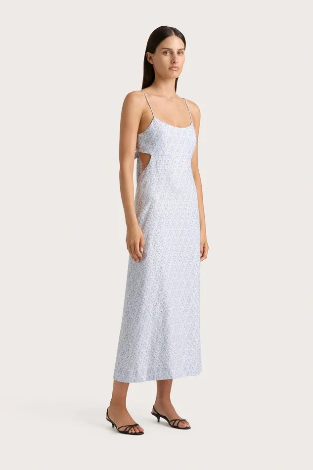Women Antibes Midi Dress Leilani Mid Blue Faithfull The Brand Dresses Women Antibes Midi Dress Leilani Mid Blue Faithfull The Brand Dresses